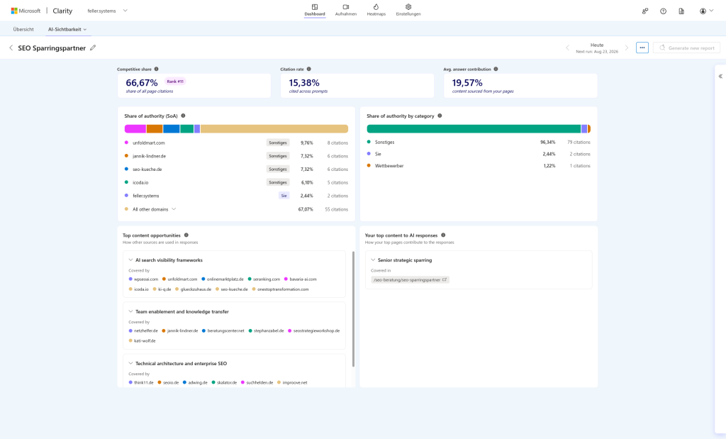 Microsoft Clarity Topic Insights