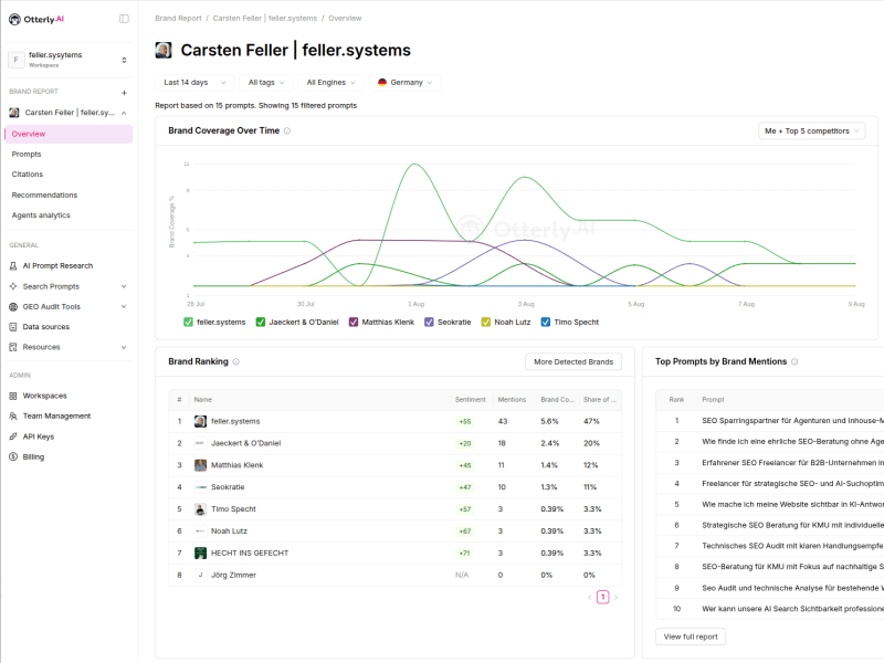 Otterly.ai im Praxistest: Was ein AI Visibility Tool in der 29 Euro Variante wirklich zeigt