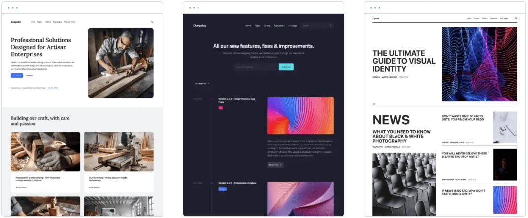 Theme Marketplace von Publii